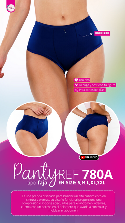 Panty Ref. 780A Con Patch (Pack 3 Unidades) sin costura