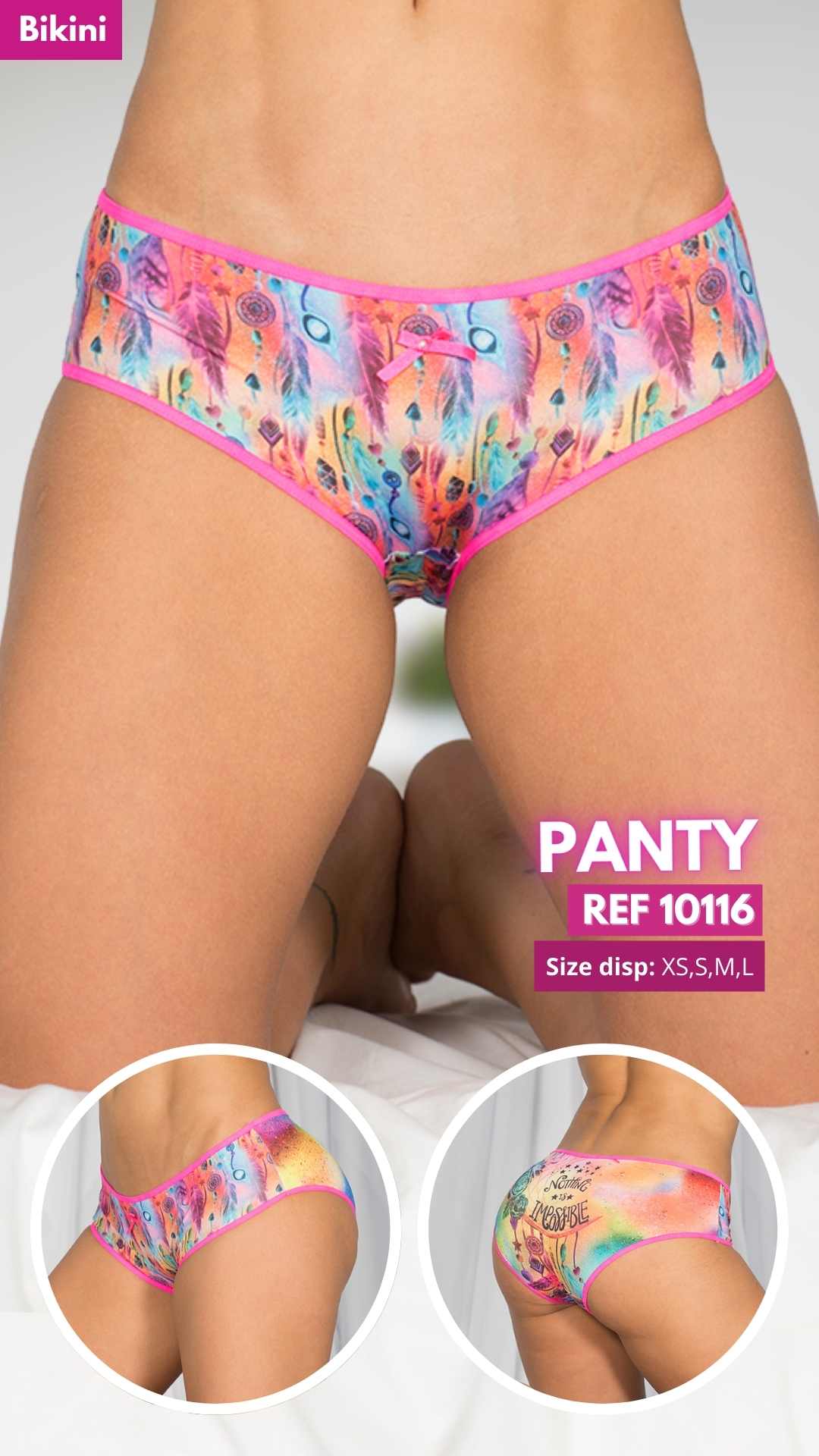 Panty Ref. 10116 (Pack 3 Unidades)