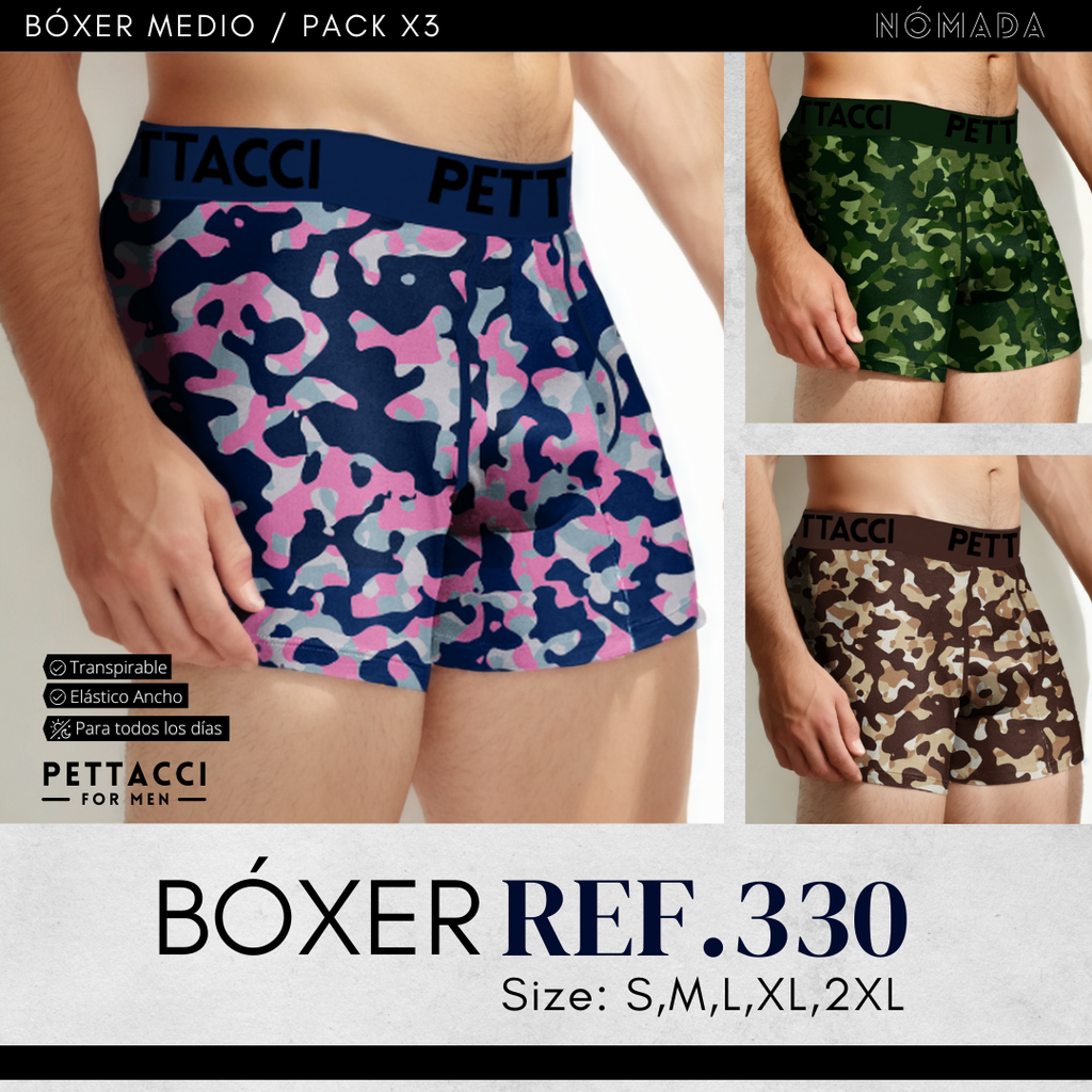 Boxer Masculino Ref. 330