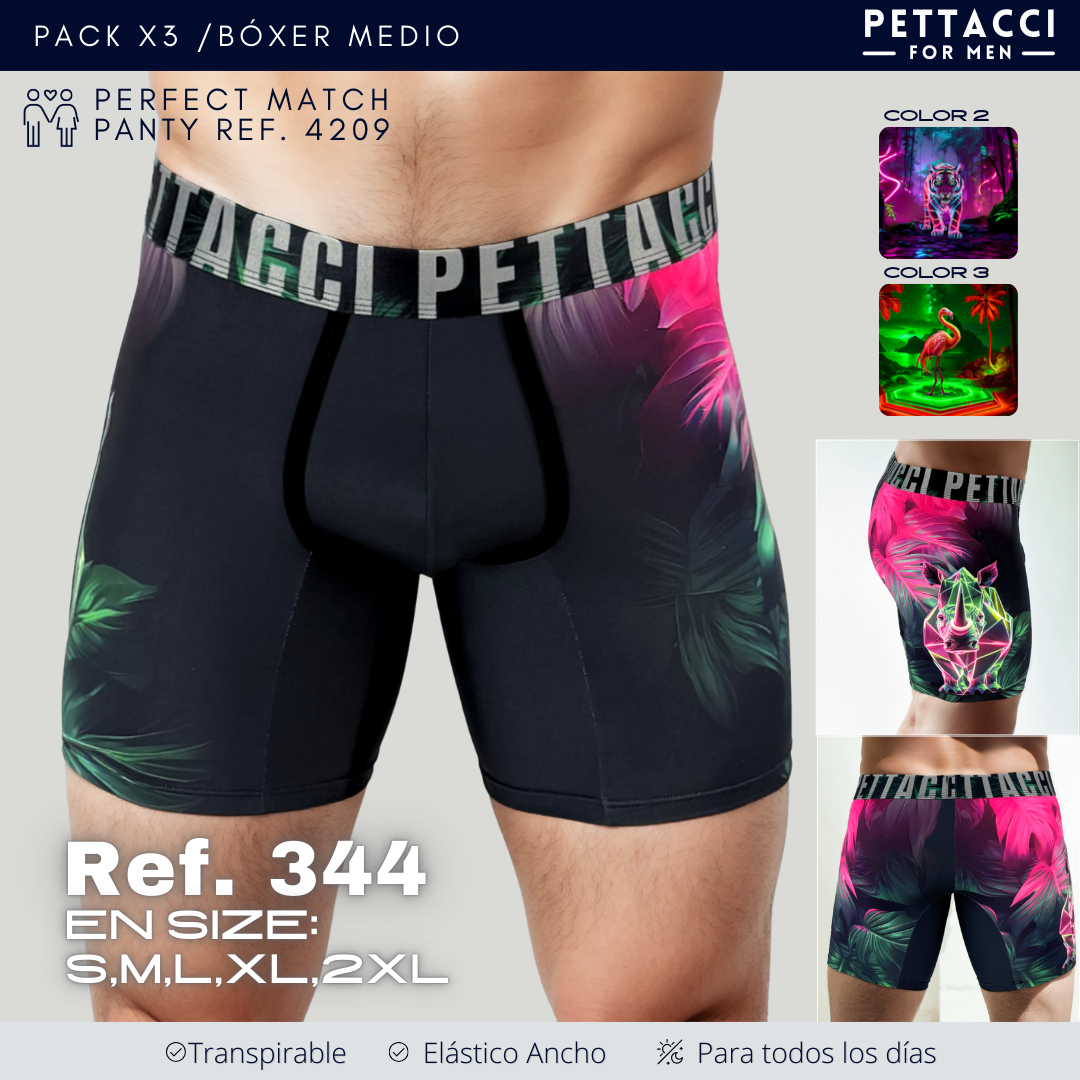 Boxer Masculino Ref. 344