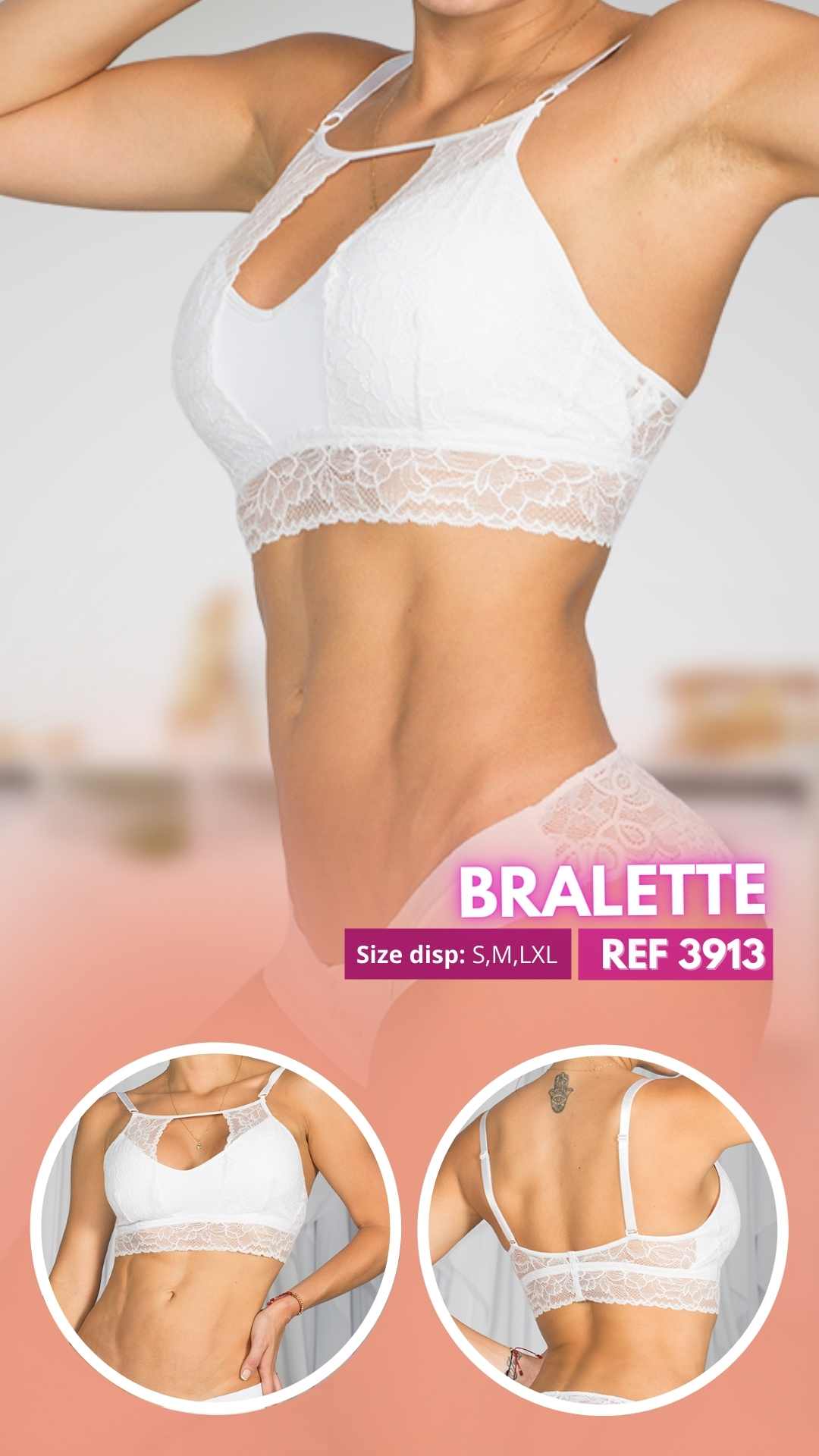 Bralette Ref. 3913 / Blanco