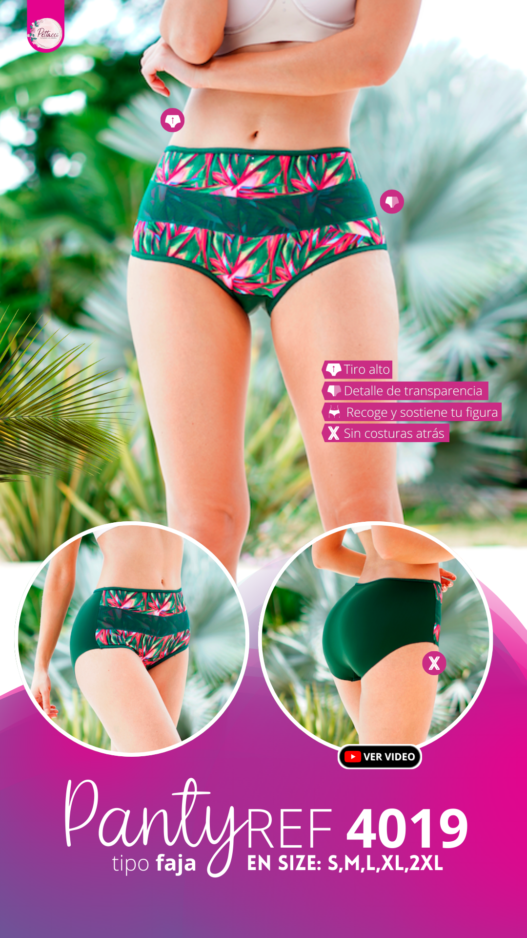 Panty Ref. 4019 (Pack 3 Unidades)