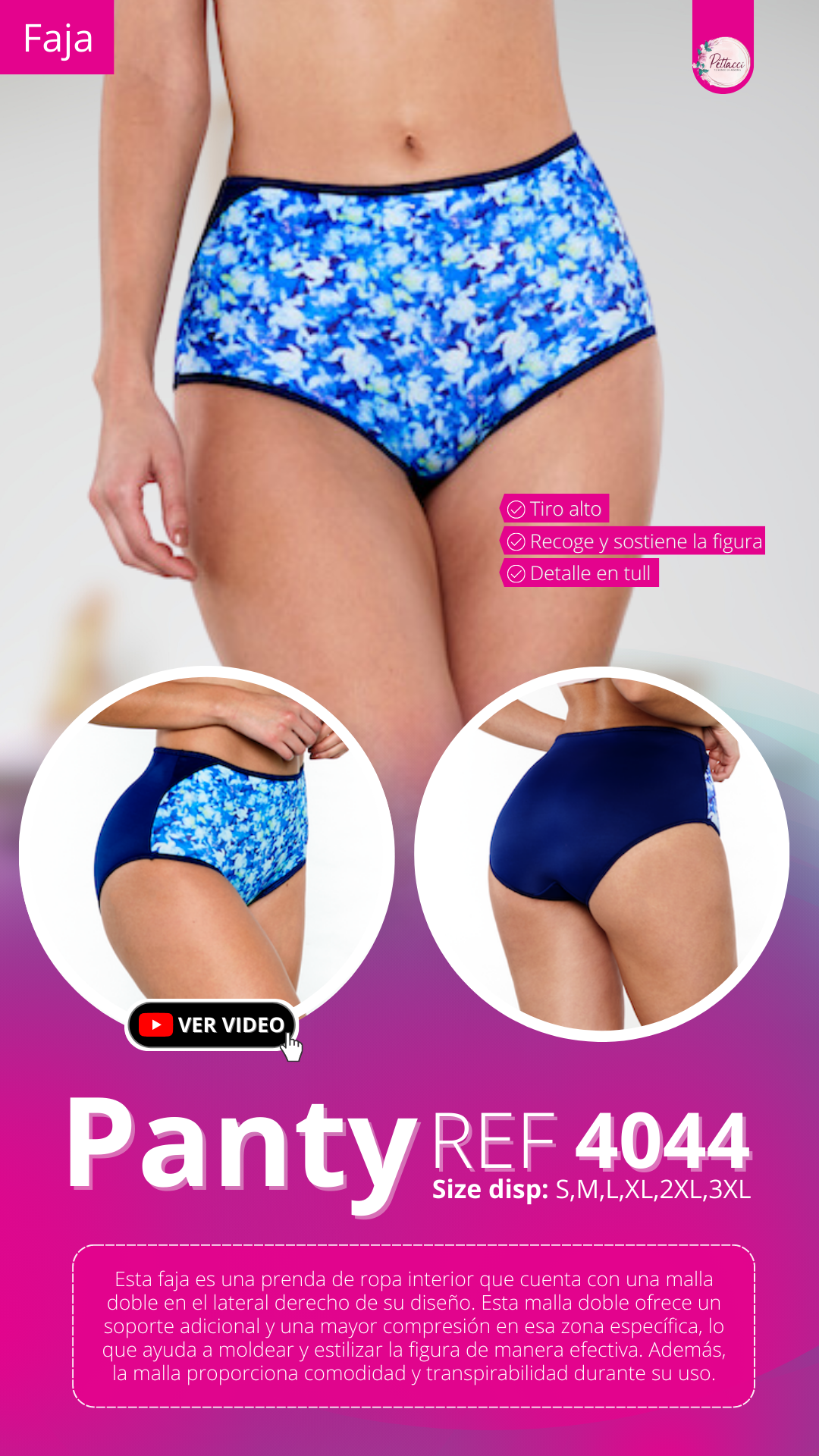 Panty Ref. 4044 (Pack 3 Unidades)