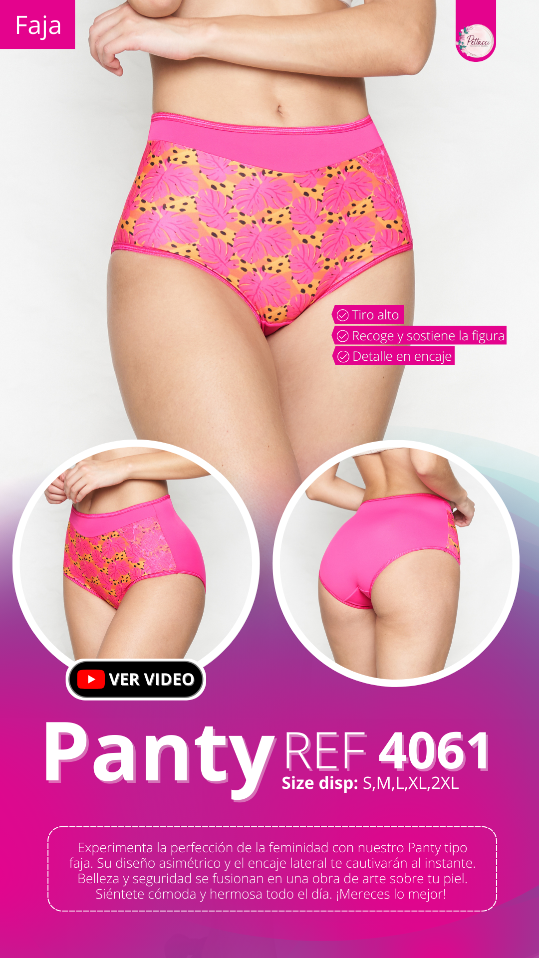 Panty Ref. 4061 (Pack 3 Unidades)