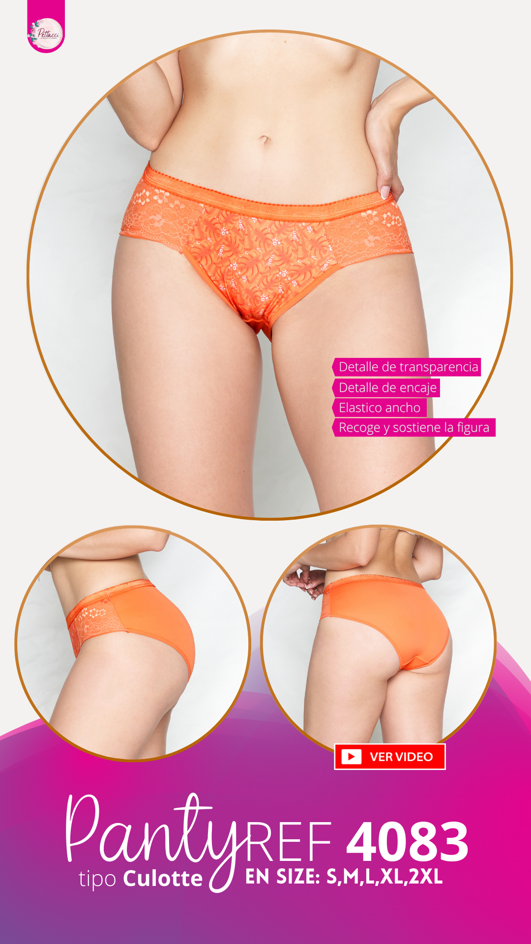 Panty Ref. 4083 (Pack 3 Unidades)