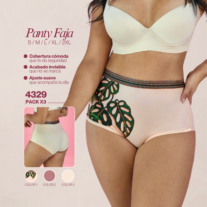 Panty Faja Ref. 4329 / Sin costuras