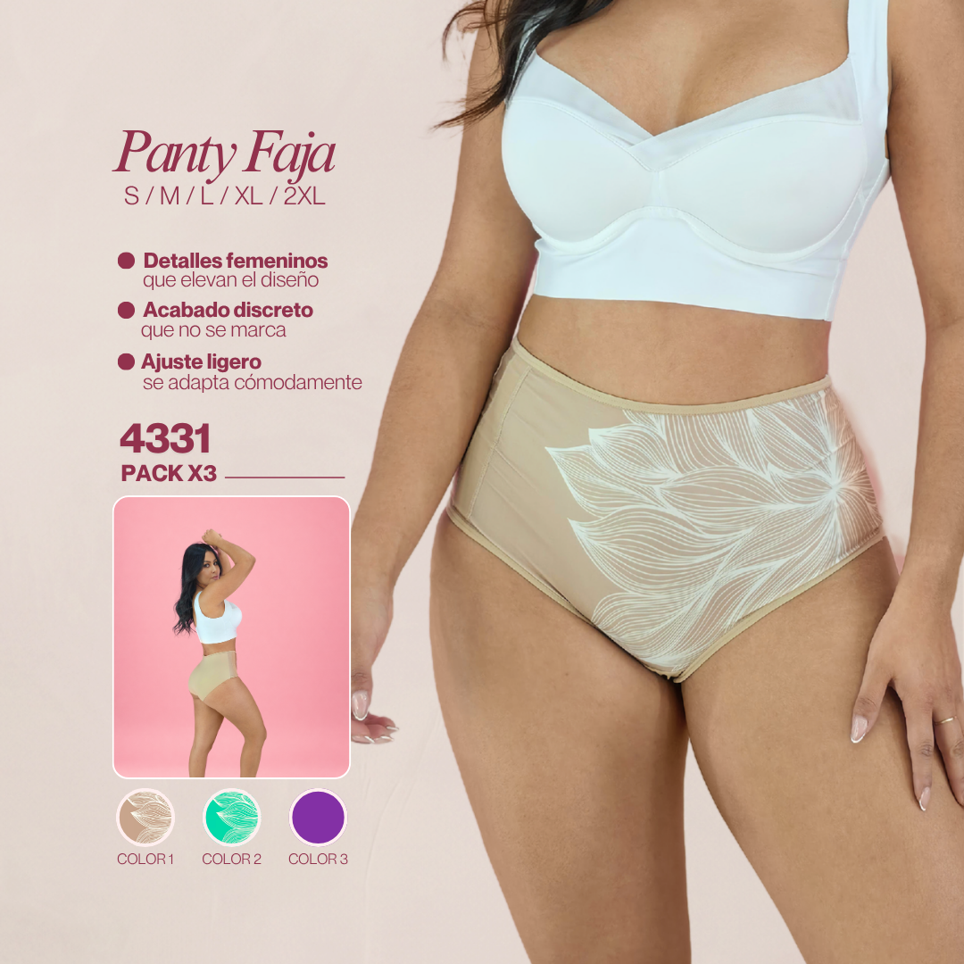 Panty Faja Ref. 4331 / Sin costuras