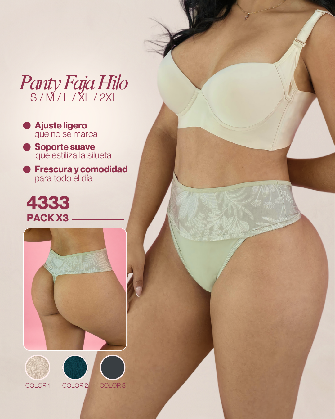 Panty Faja Hilo Ref. 4333