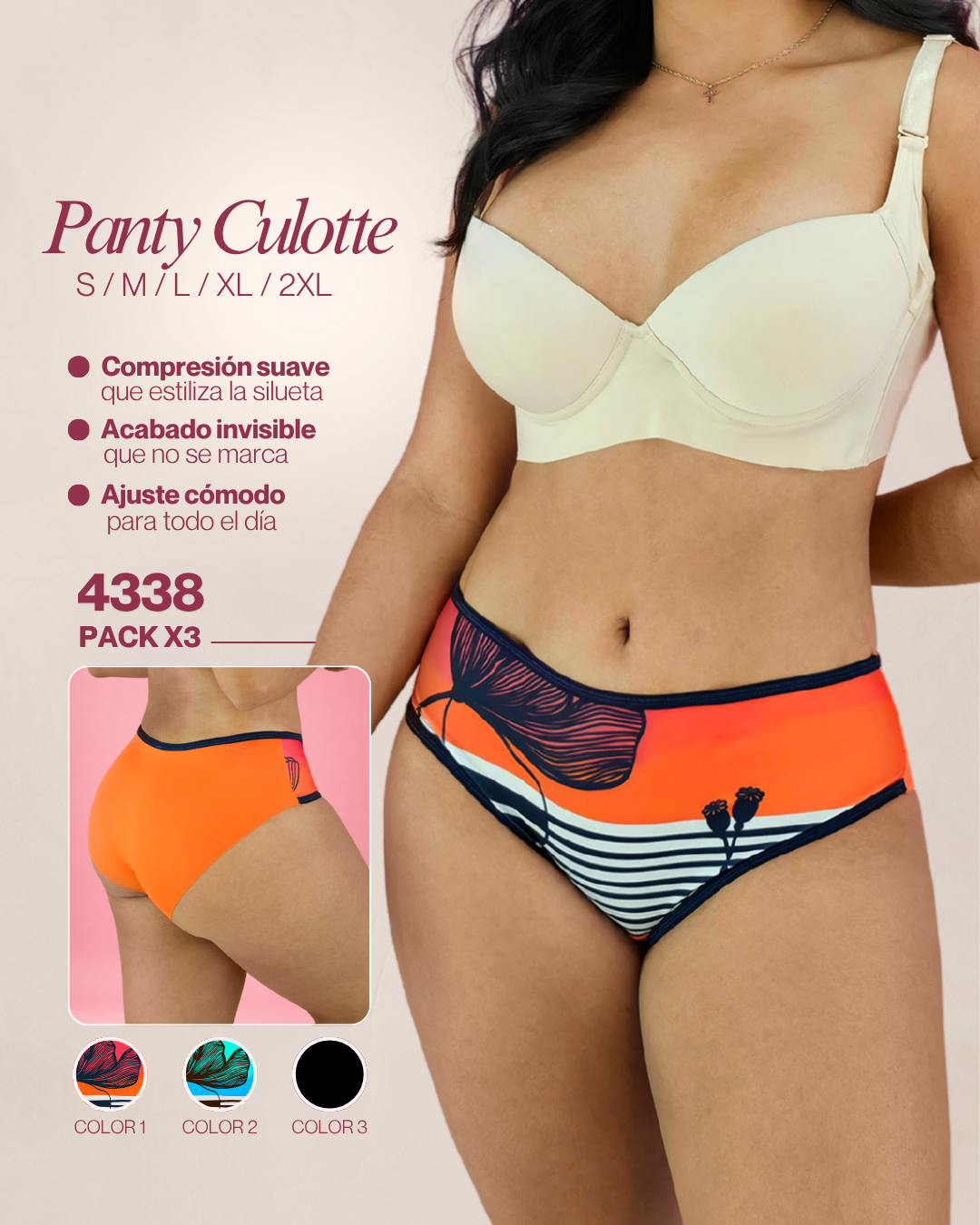 Panty Culotte Ref. 4338 / Sin costuras