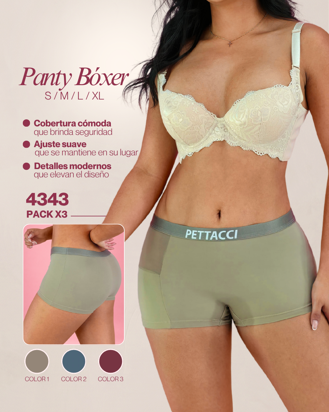 Panty Boxer Ref. 4343