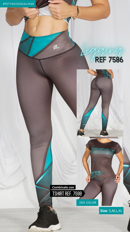 Legging Ref. 7586 / Turquoise 