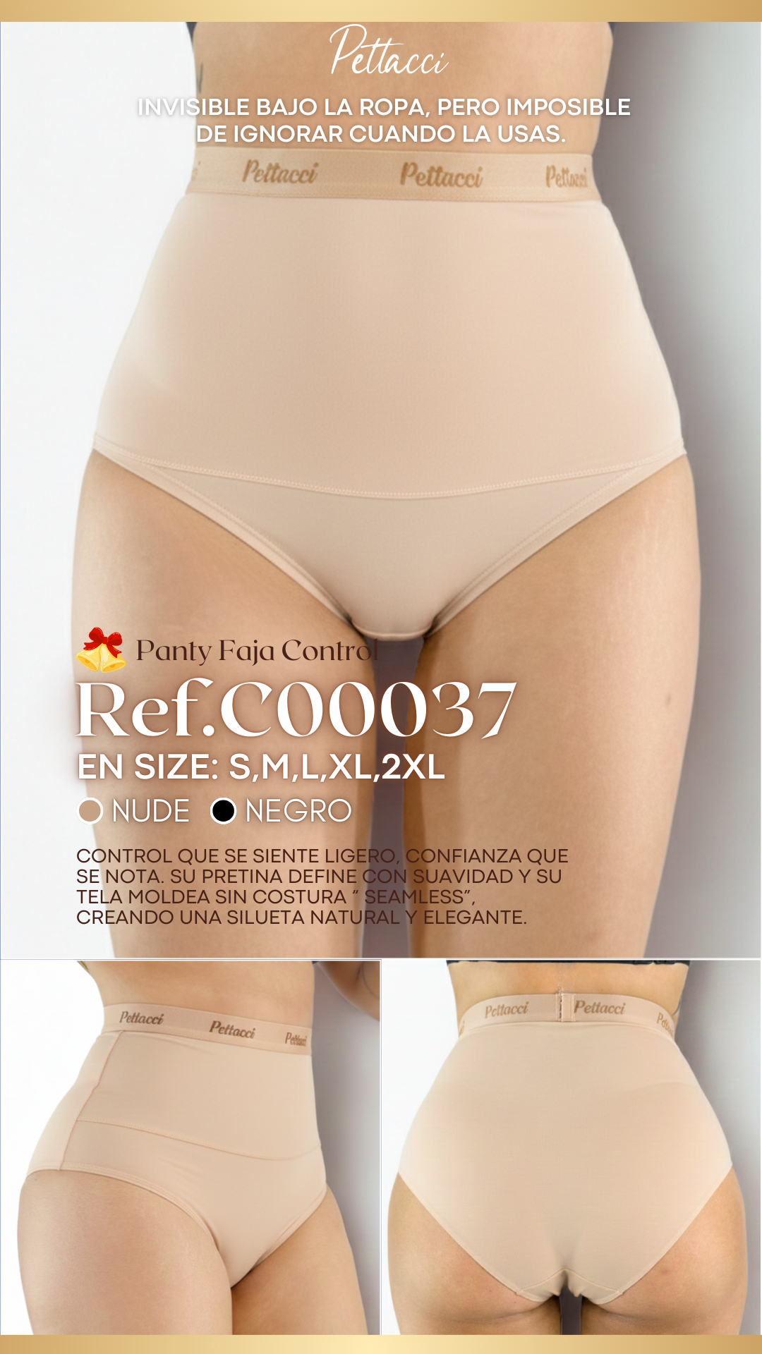 Panty Faja Control Ref. C00037 piel