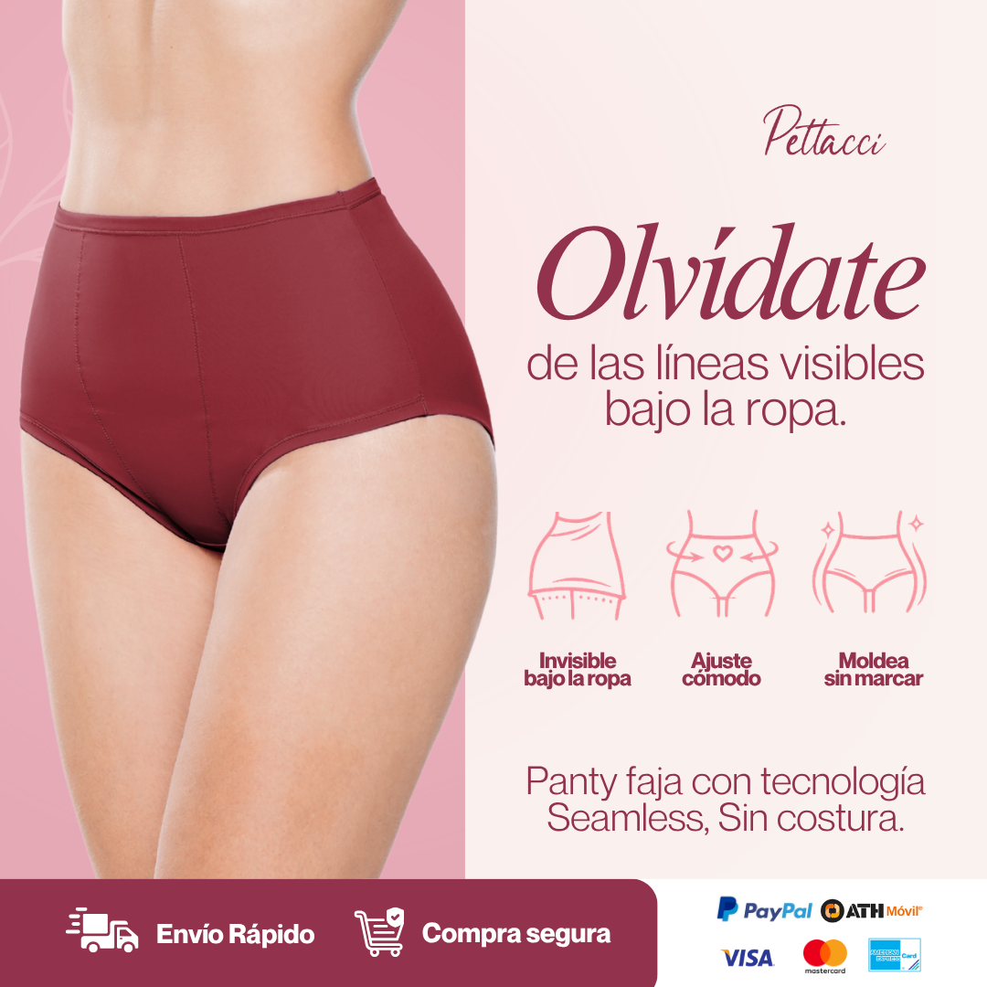 Pack x 3 Panties faja clásica Ref. 780A / sin costuras