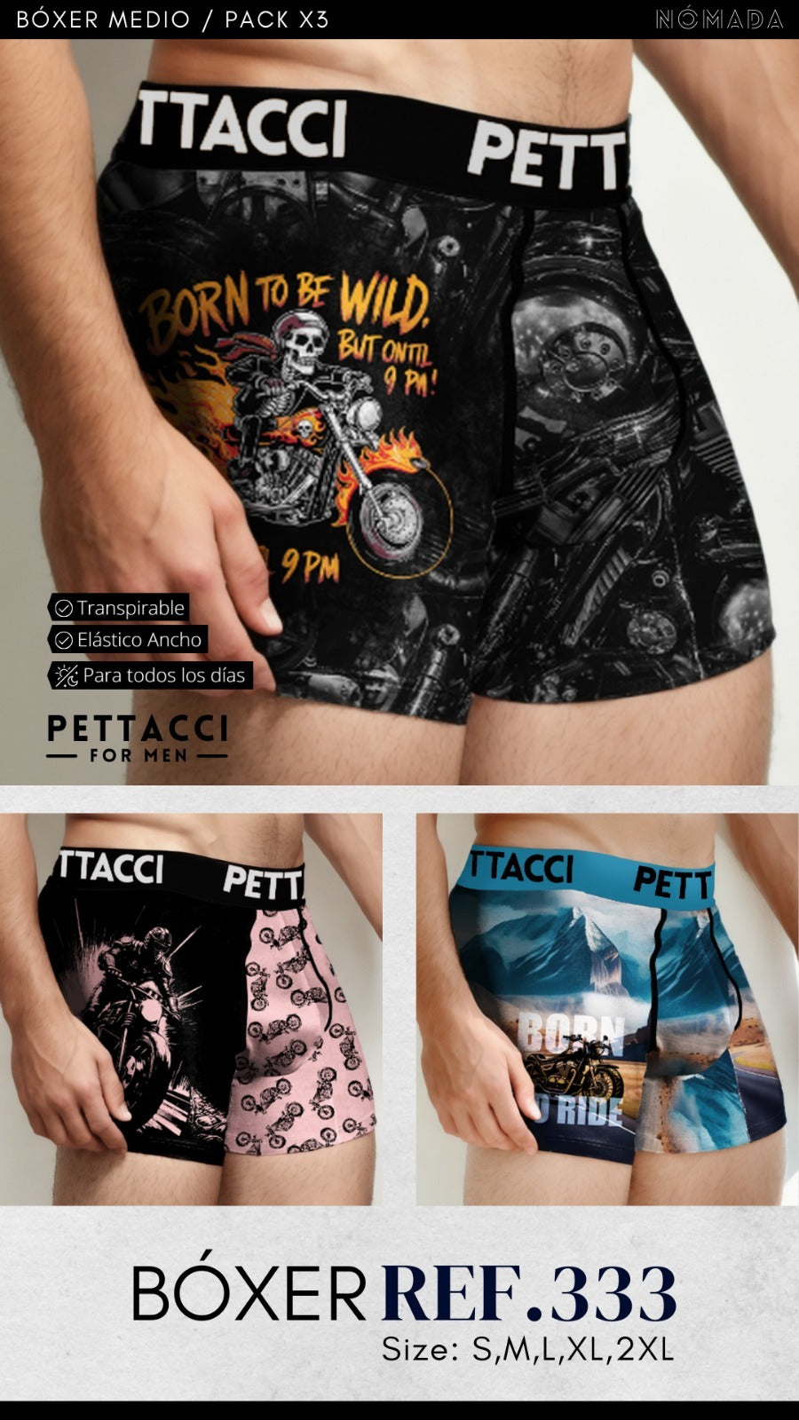 Boxer Masculino Ref. 333
