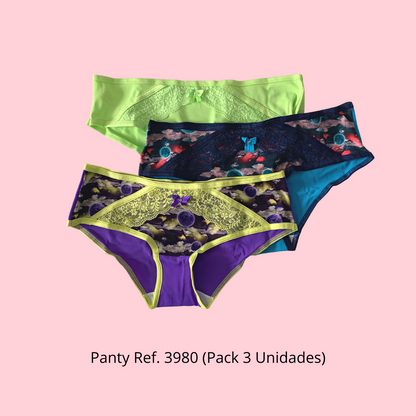 Panty Ref. 3980 (Pack 3 unidades)