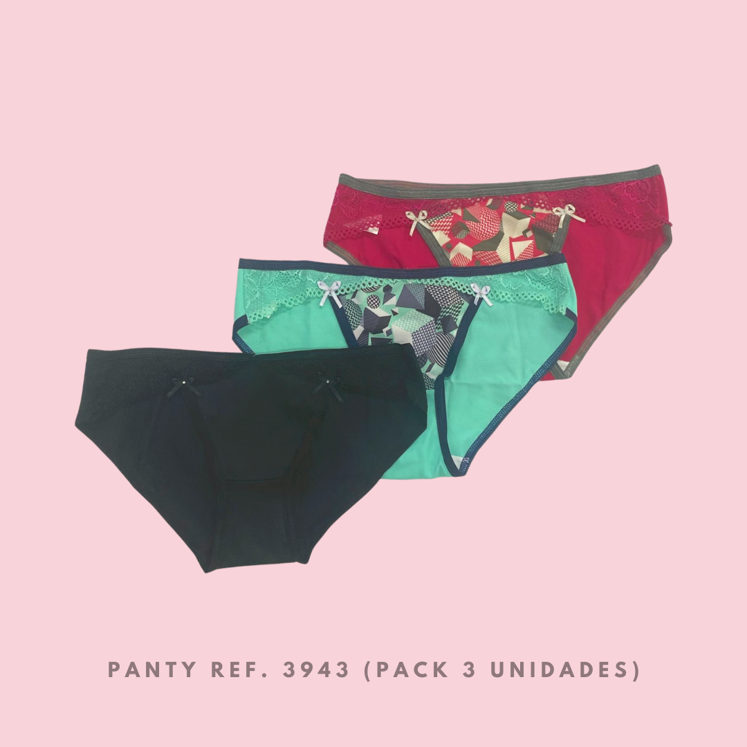 Panty Ref. 3943 (Pack 3 Unidades)