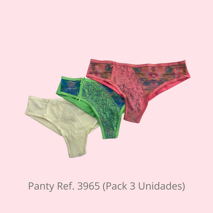 Panty Ref. 3965 (Pack 3 Unidades)