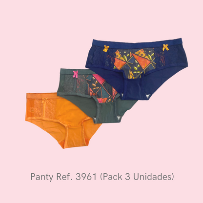 Panty Ref. 3961 (Pack 3 Unidades)