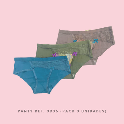Panty Ref. 3936 (Pack 3 Unidades)