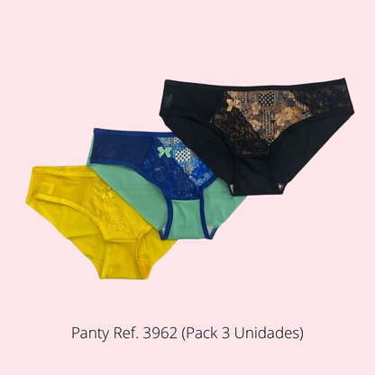 Panty Ref. 3962 (Pack 3 Unidades)